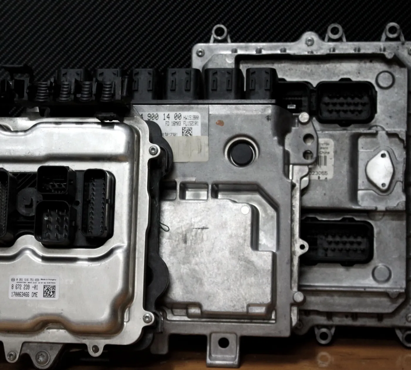 Centralitas de motor ECU Bosch y Continental